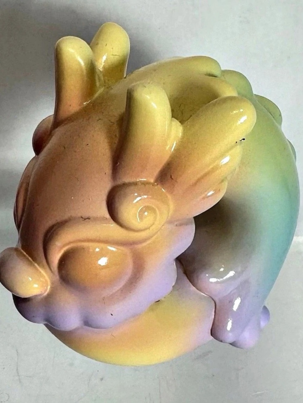 Donut Dragon Figure Andy Chen 2020 Ombré Pastel Designer FIGURE ONLY